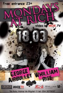 Понедельники @ Rich Tel Aviv Понедельники @ Rich Tel Aviv